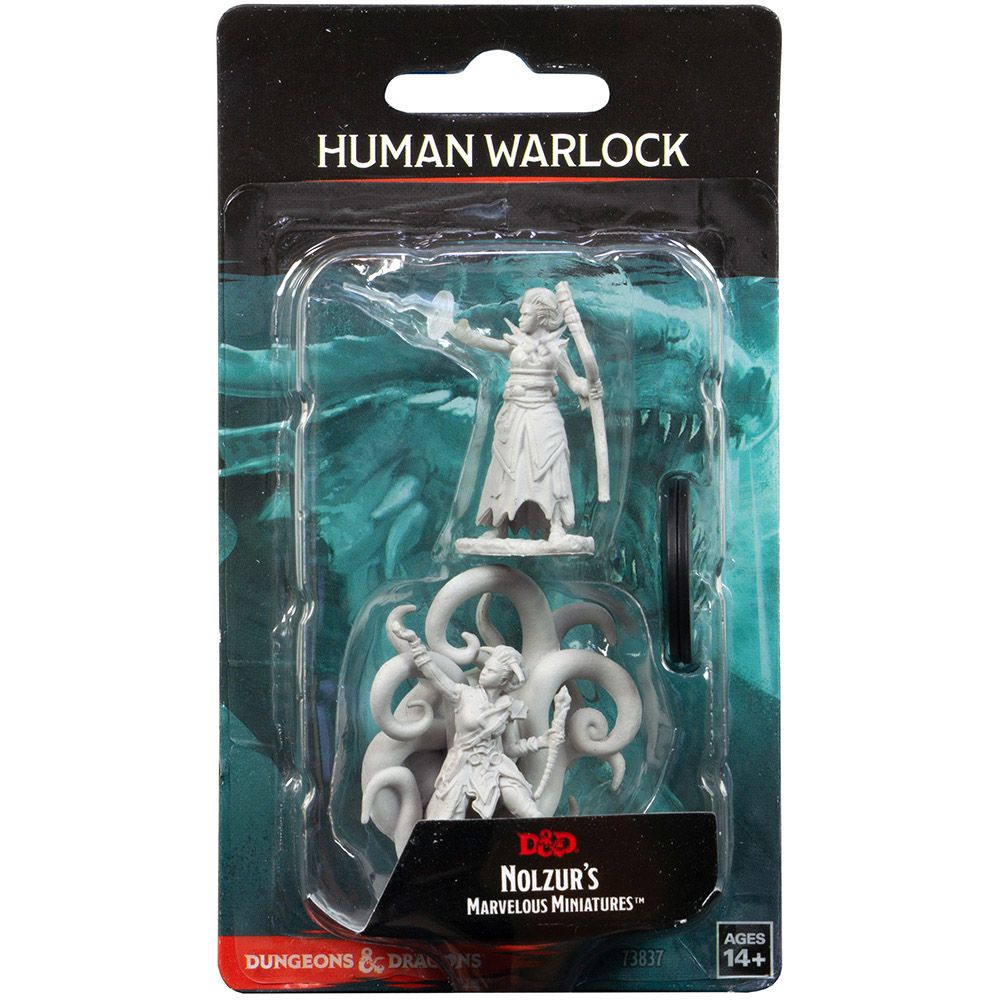 

Миниатюра WizKids, D&D Nolzur's Marvelous Miniatures: Human Warlock (женщина)