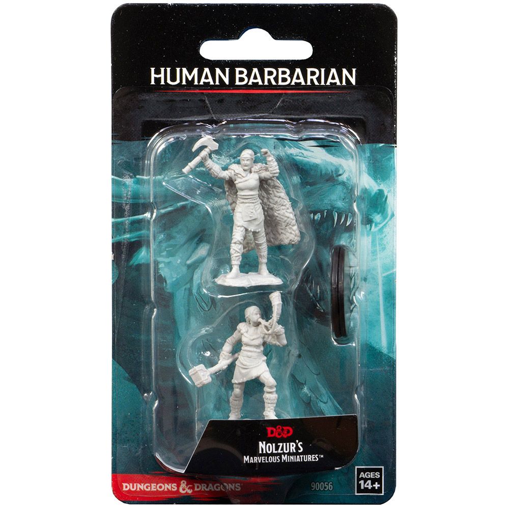 

Миниатюра WizKids, D&D Nolzur's Marvelous Miniatures: Human Barbarian (женщина)