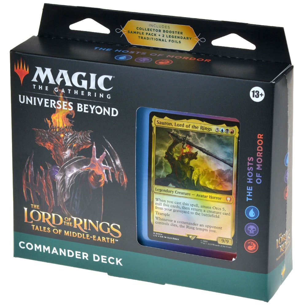 Колода Wizards of the Coast MTG. The Lord of the Rings. Commander: The Hosts of Mordor 207D1525001004