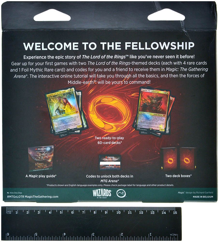 Набор Wizards of the Coast MTG. The Lord of the Rings. Tales of Middle-Earth: Starter Kit D15290001 - фото 2