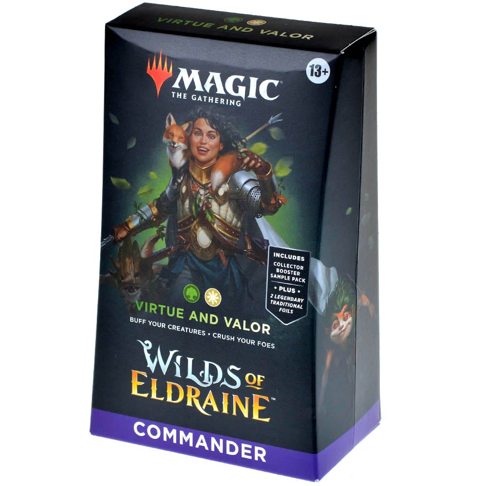 Колода Wizards of the Coast MTG. Wilds of Eldraine. Commander: Virtue and Valor 207D2470001002