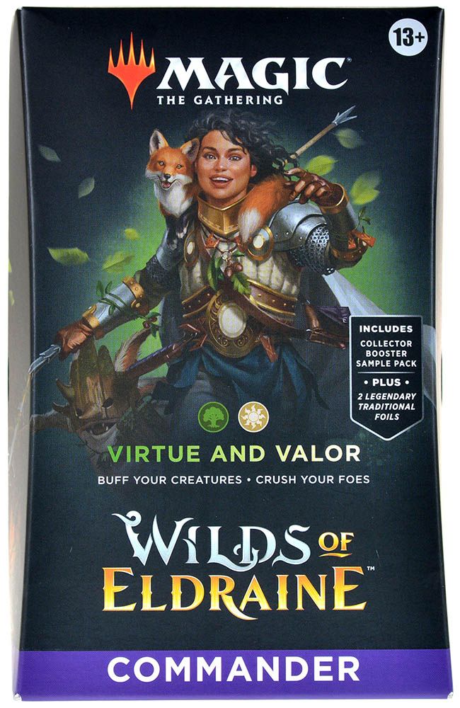 Колода Wizards of the Coast MTG. Wilds of Eldraine. Commander: Virtue and Valor 207D2470001002 - фото 2
