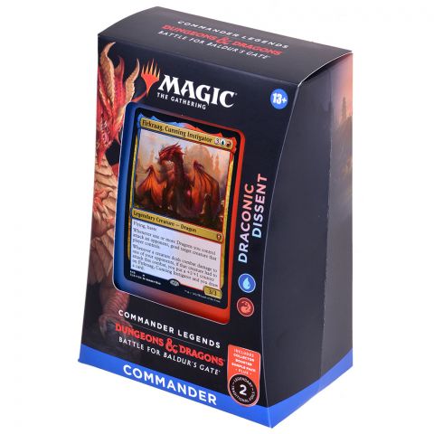 MTG. Commander Legends: Battle for Baldur's Gate. Commander: Draconic Dissent