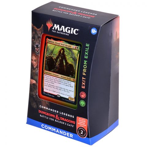 MTG. Commander Legends: Battle for Baldur's Gate. Commander: Exit from Exile