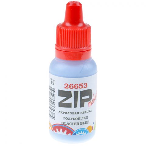 Акриловая краска ZIPmaket: голубой лёд (glacier blue) 26653