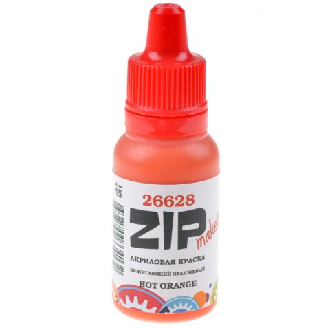 Акриловая краска ZIPmaket: обжигающий оранжевый (hot orange) 26628