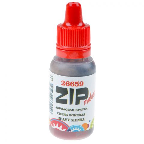Акриловая краска ZIPmaket: сиенна жжёная (heavy sienna) 26659