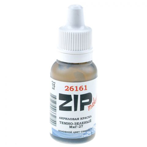 Акриловая краска ZIPmaket: тёмно-зелёный МиГ-27 26161