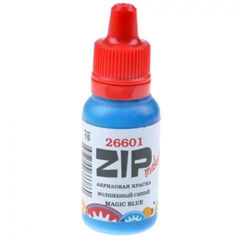 Акриловая краска ZIPmaket: волшебный синий (magic blue) 26601