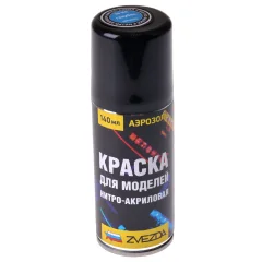 Аэрозольная нитро-акриловая краска Zvezda: голубая (36-НА)