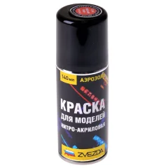 Аэрозольная нитро-акриловая краска Zvezda: красная алая (12-НА)