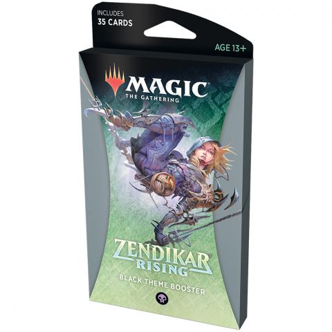 MTG. Zendikar Rising. Black Theme booster