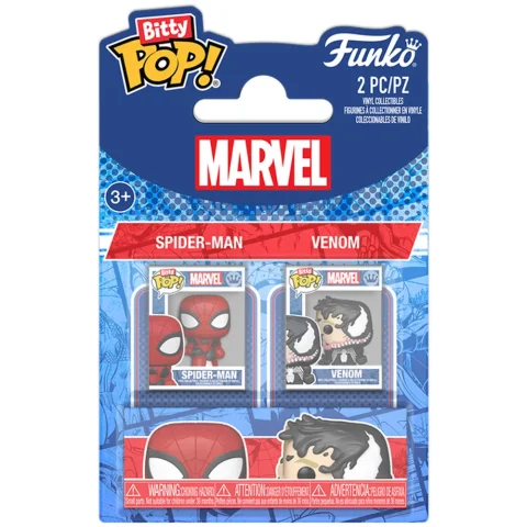 Набор фигурок Bitty POP! Marvel: Spider-Man & Venom