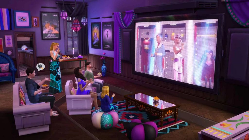 

THE SIMS 4: MOVIE HANGOUT (для PC, MacOS/Origin)