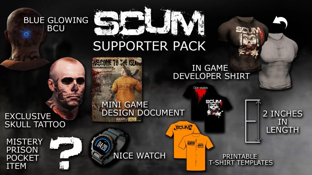 

SCUM: Supporter Pack (для PC/Steam)