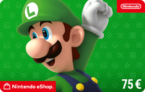 Nintendo eShop Card 75 € (для Nintendo eShop/Nintendo eShop Card)