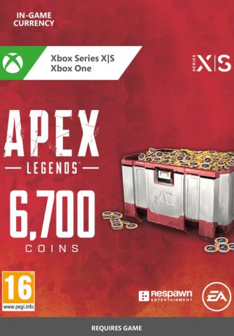 APEX Legends: 6700 Coins (Xbox) (для Xbox Series X|S, Xbox/Xbox)