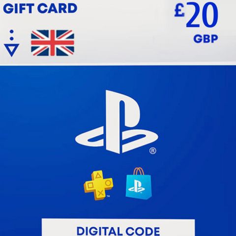 PlayStation Network Card PSN 20 GBP (UK) (для PC/Playstation)