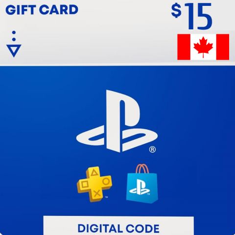 PlayStation Network Card PSN 15 CAD (CA) (для PC/Playstation)