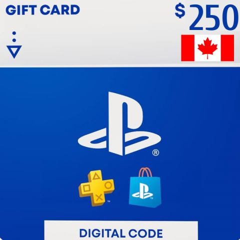 PlayStation Network Card PSN 250 CAD (CA) (для PC/Playstation)