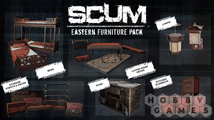SCUM: Eastern Furniture Pack (для PC/Steam) фото 4