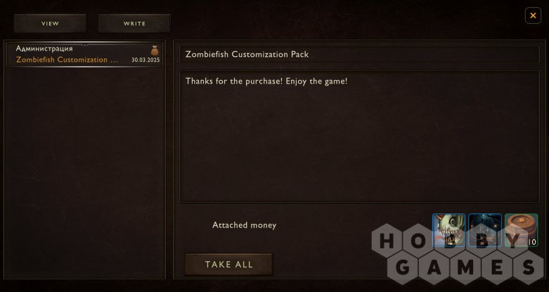 Arcane Afterfall - Zombiefish Customization Pack (для PC, Mac/Steam) фото 4