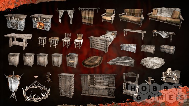 SCUM: Woodland Furniture Pack (для PC/Steam) фото 6
