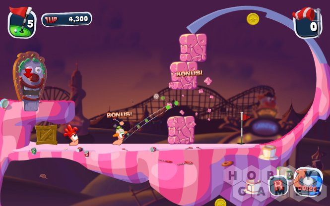 Worms Crazy Golf (для PC, Mac/Steam) фото 2