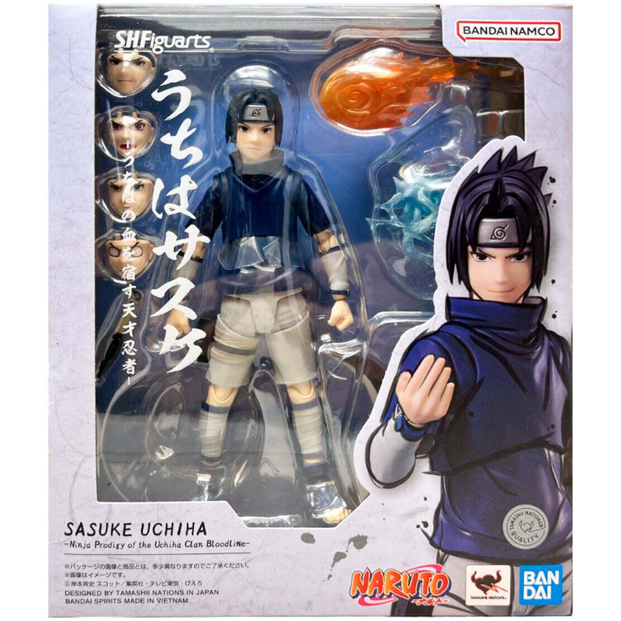 Фигурка S.H.Figuarts. Naruto Shippuden: Sasuke Uchiha. Ninja Prodigy of the  Uchiha Clan Bloodline | Hobby Games