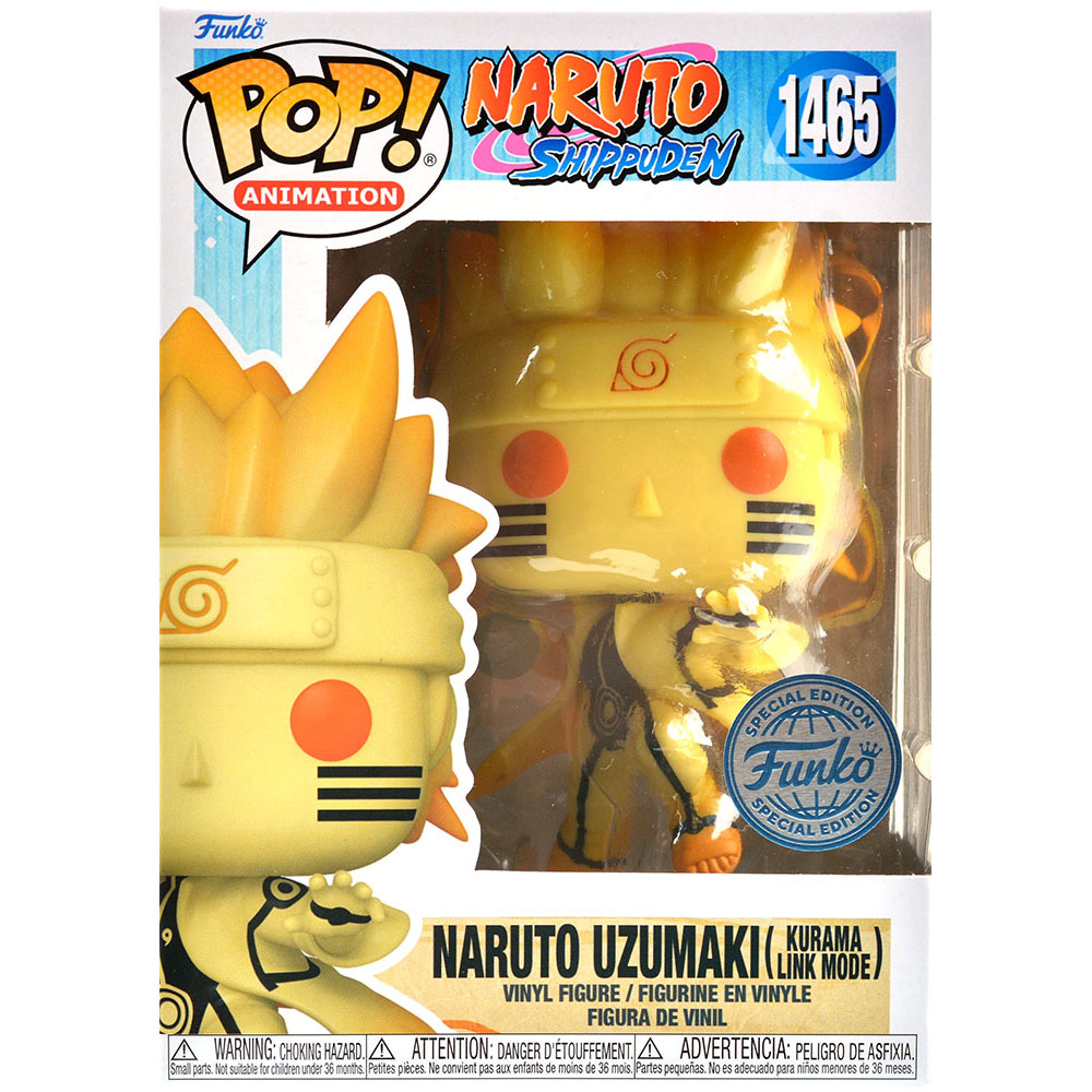 Pop! Animation Naruto Shippuden Naruto Kurama Link Mode N° 1465 Funko