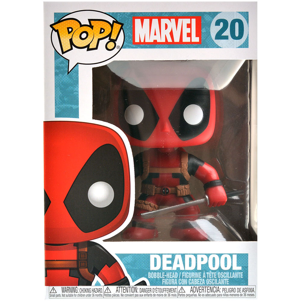 Фигурка Funko POP! Marvel: Deadpool With Gun and Sword 20