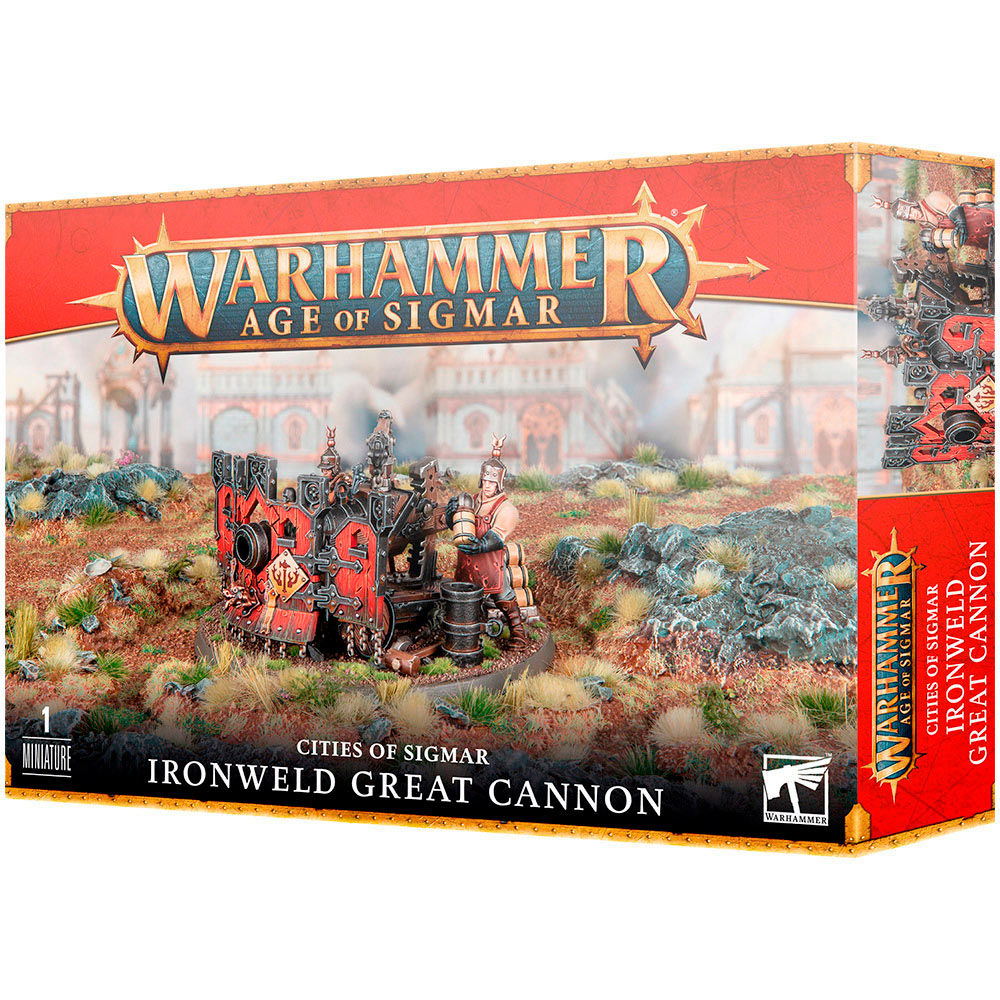 Games Workshop Städte Von Sigmar: Ironweld Great Cannon – Modellbausatz In Schwarz