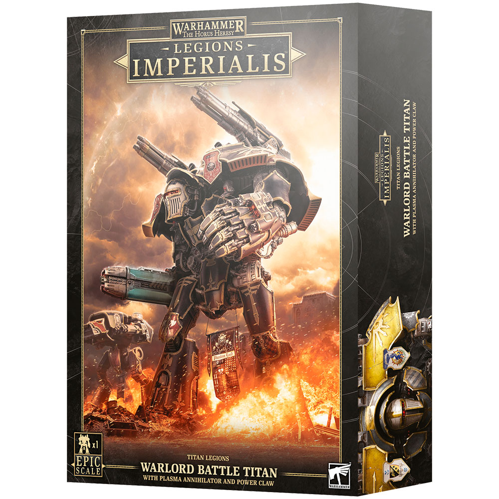 Legions Imperialis: Warlord Battle Titan with Plasma Annihilator and Power  Claw