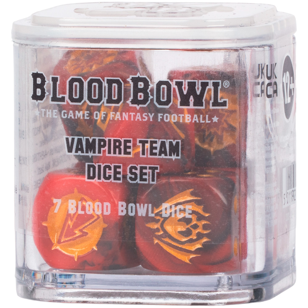 Blood Bowl Vampire Team Dice Set