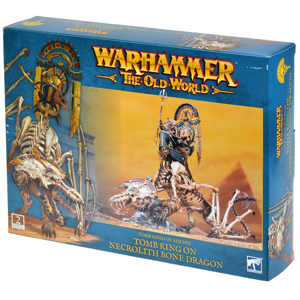 The Old World: Tomb Kings of Khemri Tomb King on Necrolith Bone Dragon |  Hobby Games