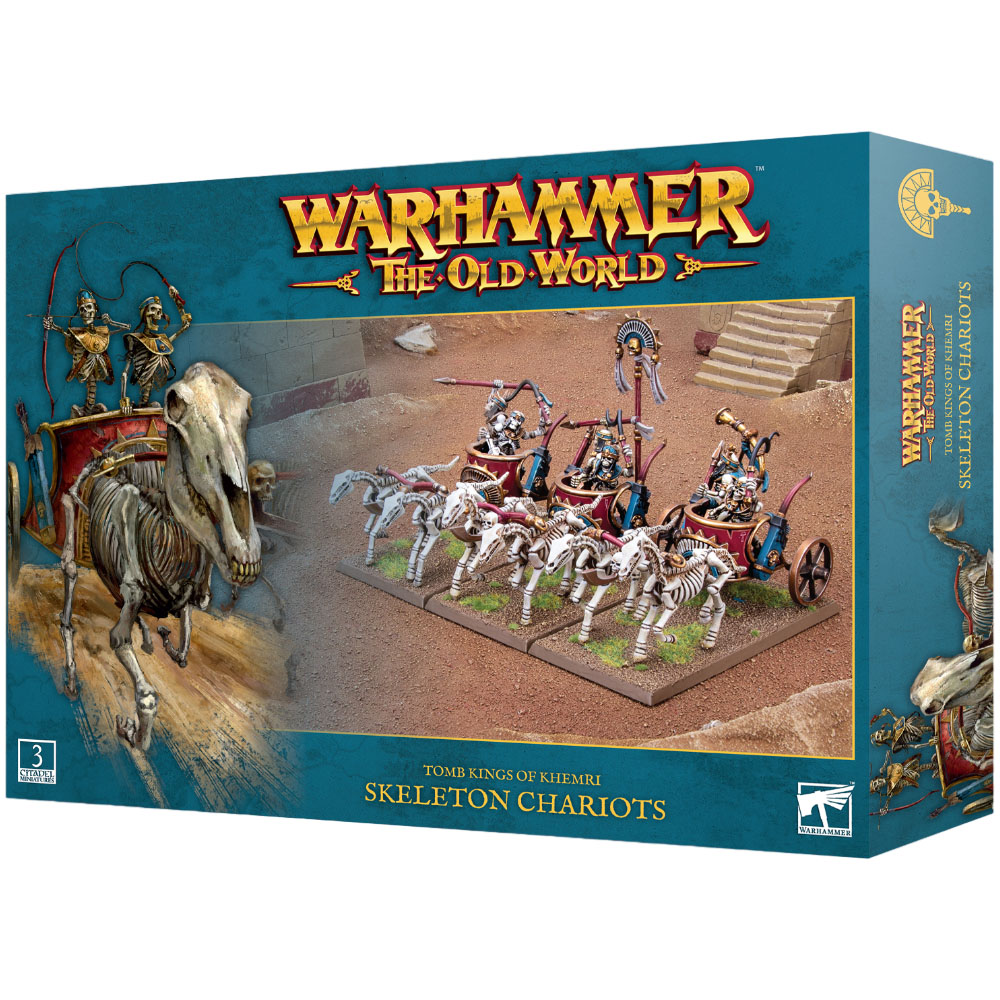 The Old World: Tomb Kings of Khemri Skeleton Chariots | Купить настольную  игру в магазинах Hobby Games