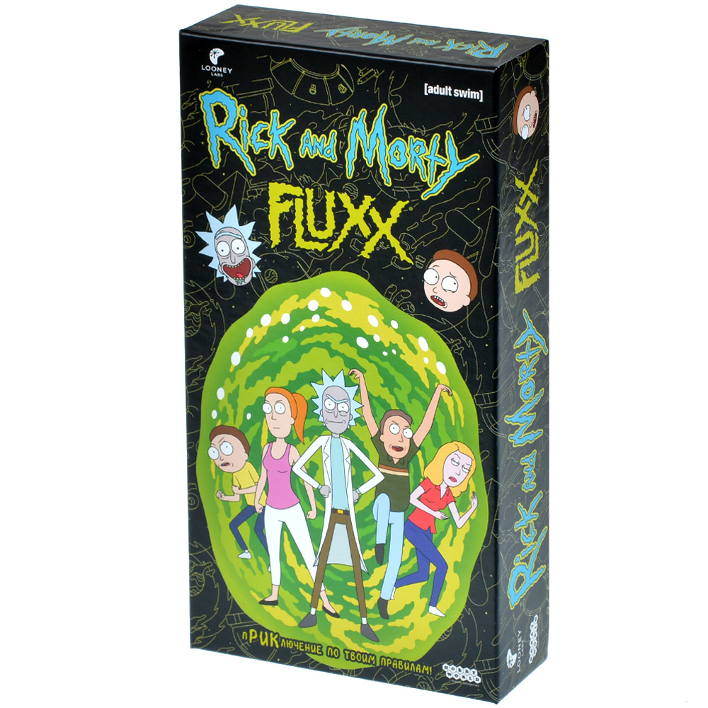 Настольная игра Fluxx Рик и Морти