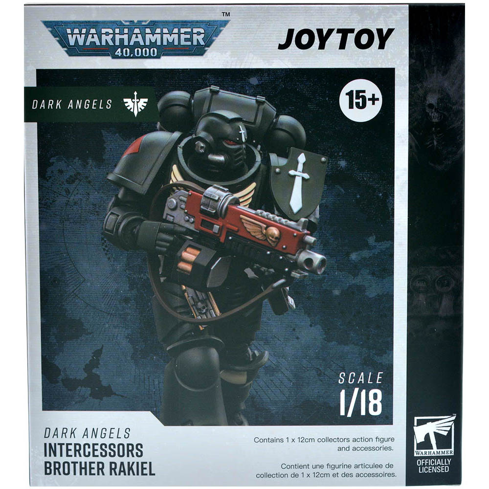 Фигурка JoyToy. Warhammer 40,000: Dark Angels Intercessors Sergeant Rakiel