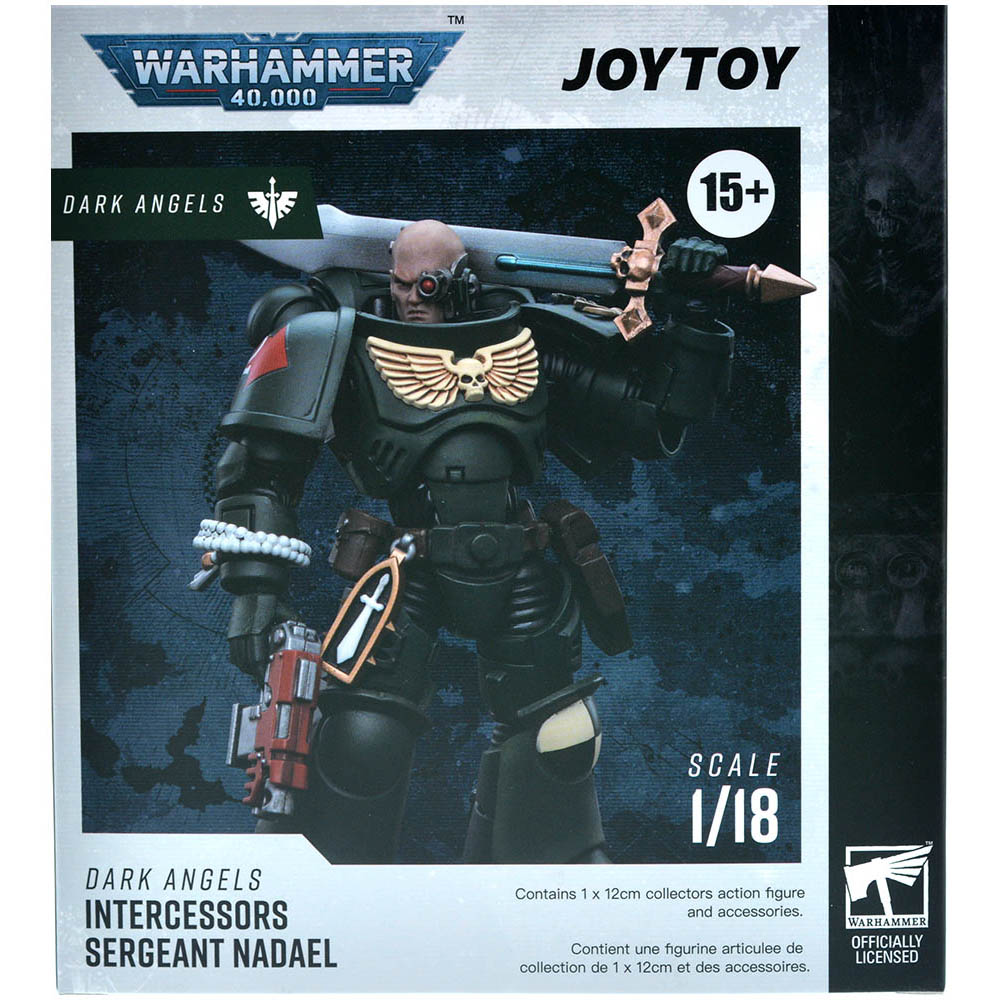 Фигурка JoyToy. Warhammer 40,000: Dark Angels Intercessors Sergeant Nadael