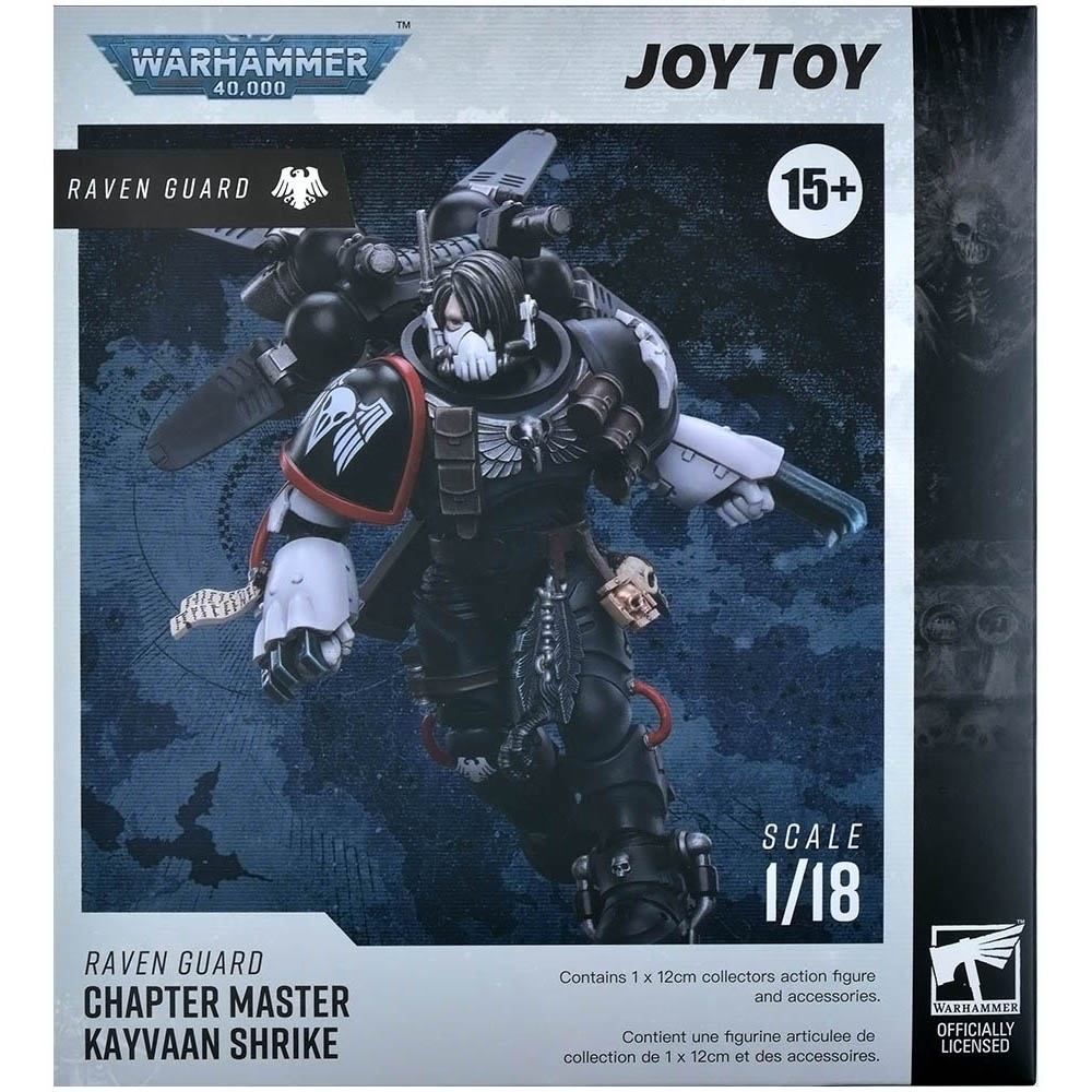 Фигурка JoyToy. Warhammer 40,000: Raven Guard Chapter Master Kayvaan Shrike  | Купить настольную игру в магазинах Hobby Games