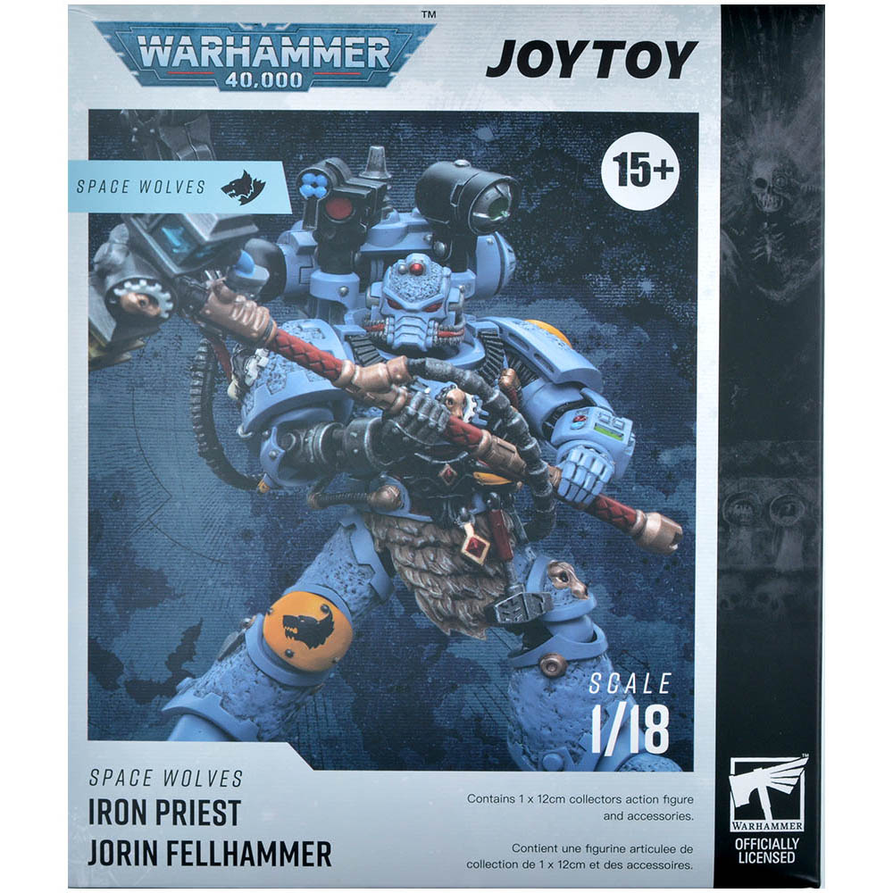 Фигурка JoyToy. Warhammer 40,000: Space Wolves Iron Priest Jorin Fellhammer  | Купить настольную игру в магазинах Hobby Games