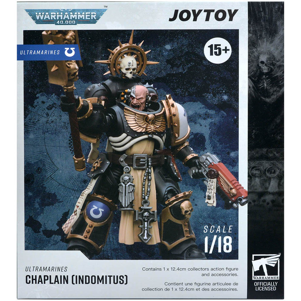 Фигурка JoyToy. Warhammer 40,000: Ultramarines Chaplain (Indomitus)