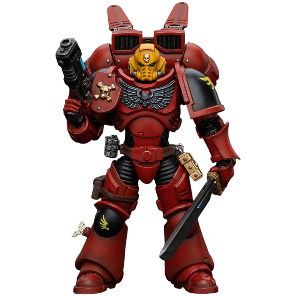 JOYTOY 1/18 Actionfigur Warhammer 40.000 Blood Angels Sanguinary Guard mit Encarmine Schwert, 1 Vorbestellung, 12,2 cm Sammelfigur, Geschenk, Spielzeug für Kinder ab 15 Jahren und Erwachsene
