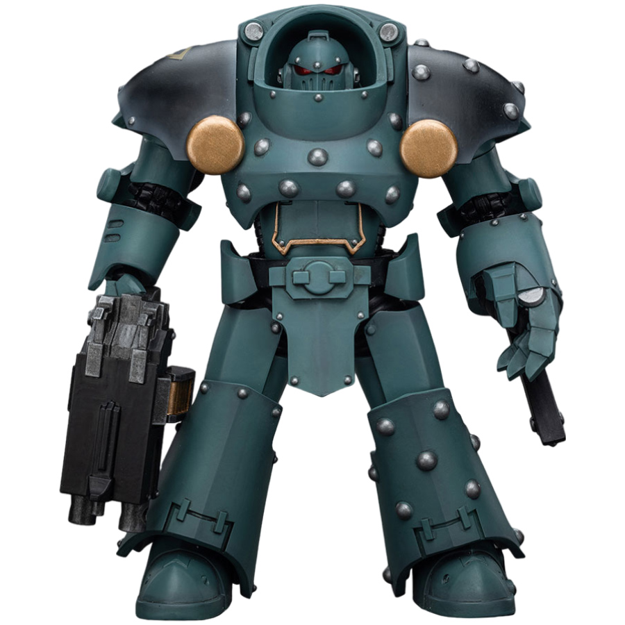 JOYTOY Warhammer 40k Sons Of Horus Tartaros Terminator Con Artigli Fulmini – Action Figure 1:18 Da Collezione