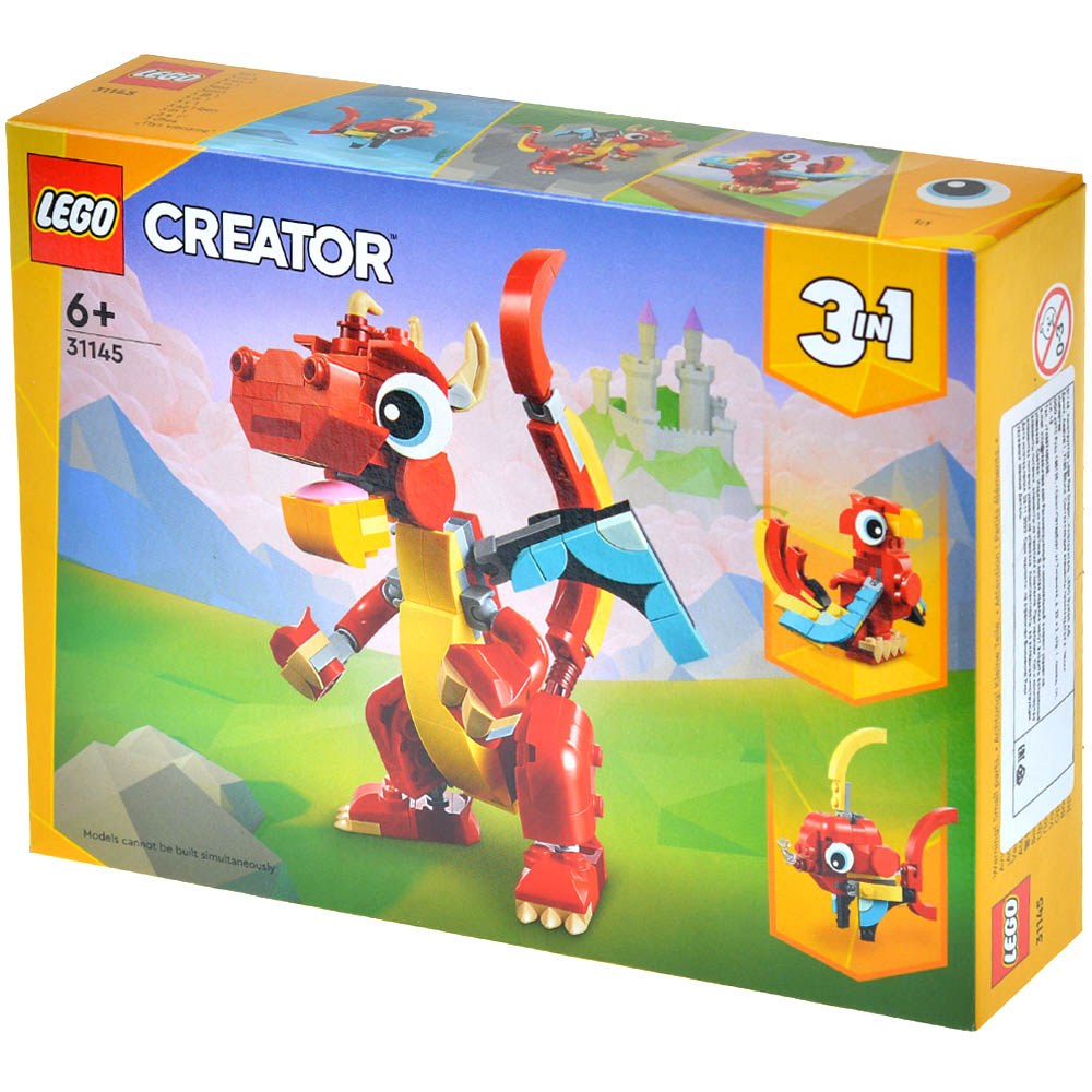 Конструктор LEGO Creator: Красный дракон 31145 | Купить настольную игру ...