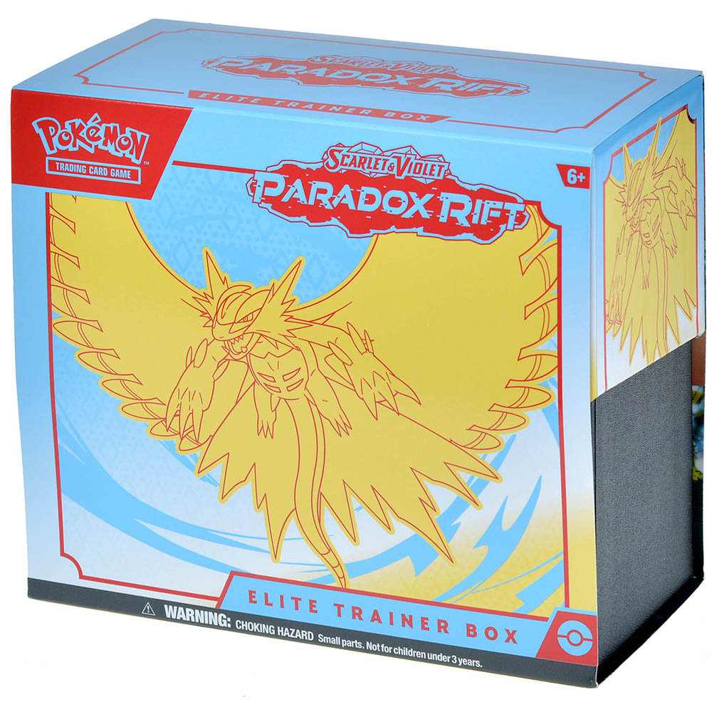 Pokemon TCG. Scarlet and Violet: Paradox Rift Elite Trainer Box (Roaring  Moon)