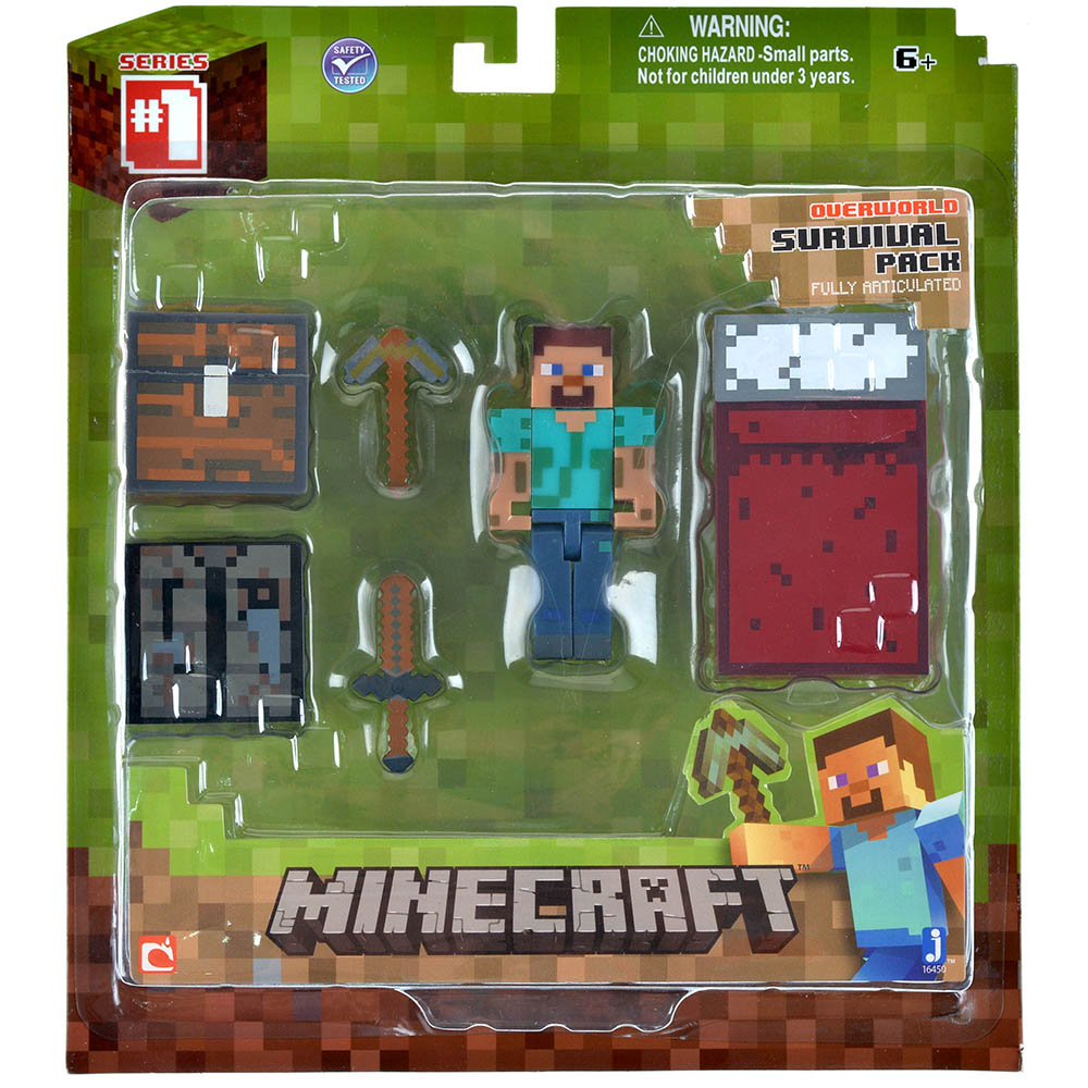 Набор фигурок Minecraft: Survival pack | Hobby Games