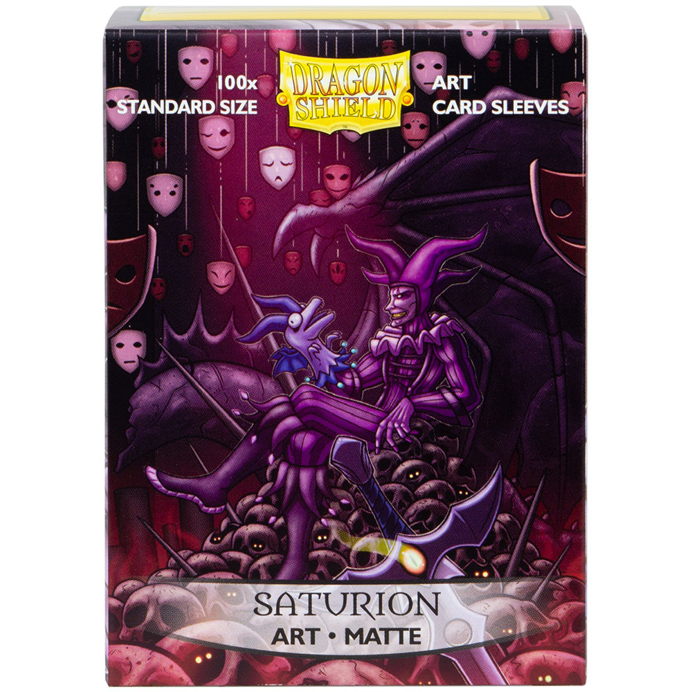 Протекторы Dragon Shield (100 шт., 63x88 мм): с рисунком Saturion: Potrait,  матовые | Купить настольную игру в магазинах Hobby Games