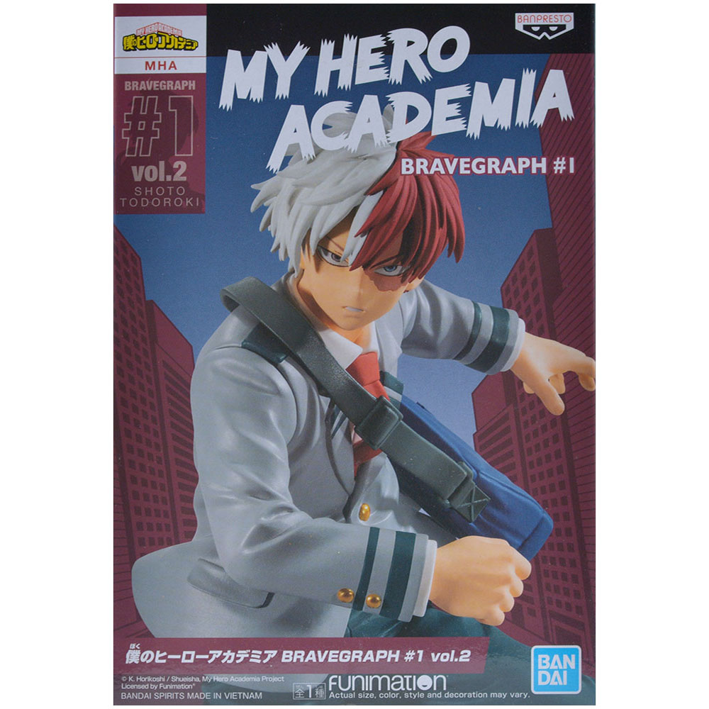 Фигурка My Hero Academia. Bravegraph #1: Shoto Todoroki | Hobby Games