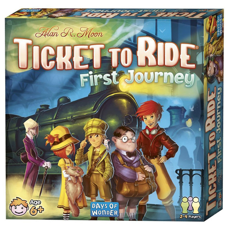 Правила игры Ticket to Ride: First Journey | Купить настольную игру в  магазинах Hobby Games | Настольная игра, купить в магазинах Hobby Games |  Hobby ...